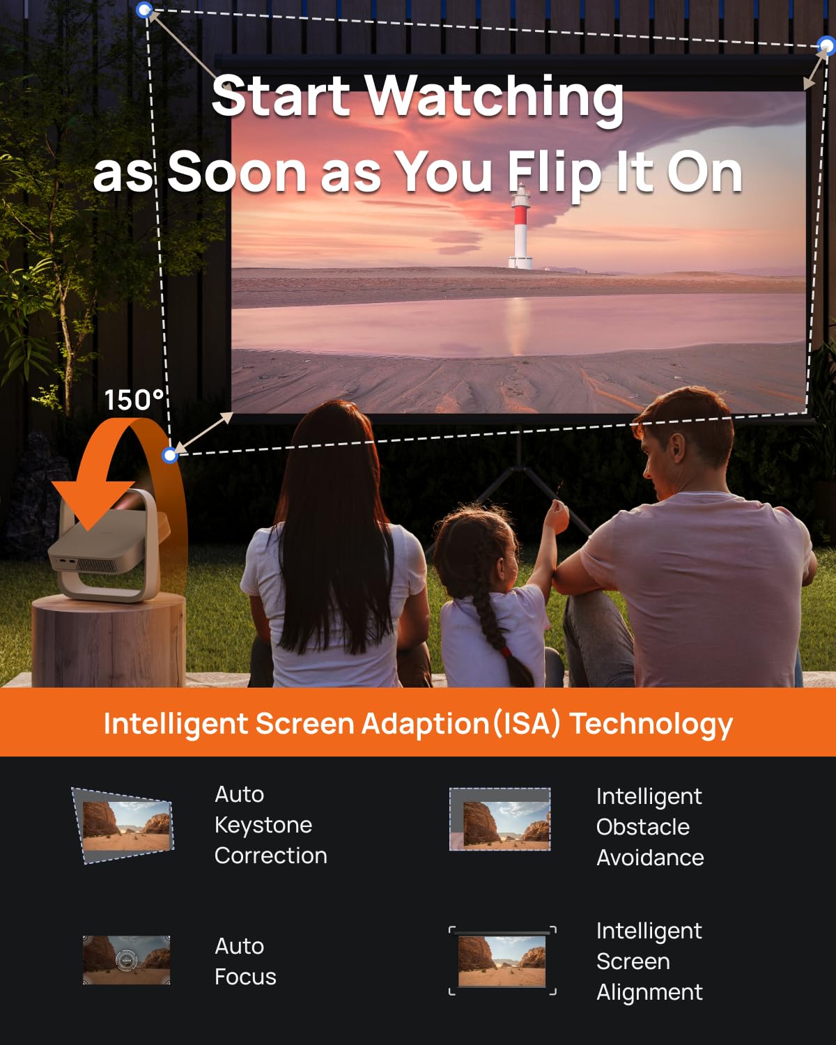 Foto 4 | Proyector Portátil Xgimi Elfin Flip 2024 1080p 400lm - Venta Internacional.