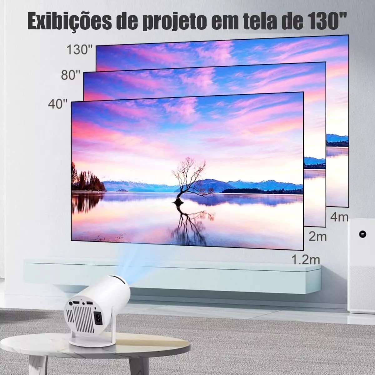 Foto 3 pulgar | Proyector Bigview 4k Hd 1080p Android 11 Smart Tv Portátil - Venta Internacional.