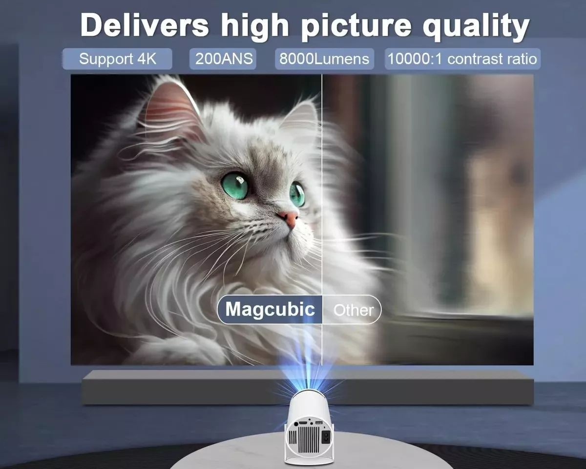 Foto 7 pulgar | Proyector Bigview 4k Hd 1080p Android 11 Smart Tv Portátil - Venta Internacional.