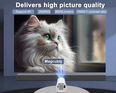 Foto 6 | Proyector Bigview 4k Hd 1080p Android 11 Smart Tv Portátil - Venta Internacional.