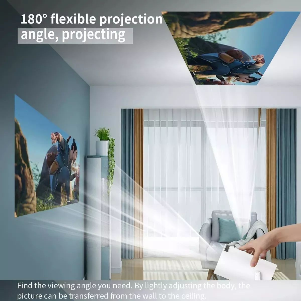 Foto 7 | Proyector Bigview 4k Hd 1080p Android 11 Smart Tv Portátil - Venta Internacional.