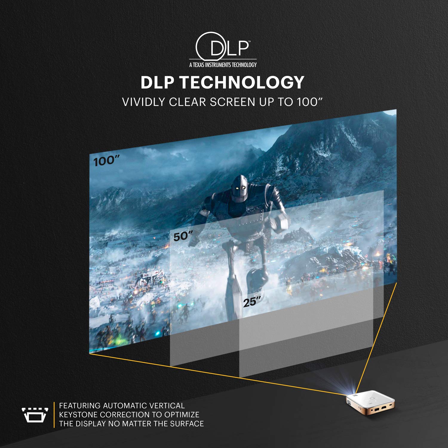 Foto 5 | Proyector Portátil Kodak Ultra Mini Hd 1080p Led Dlp 100'' - Venta Internacional.