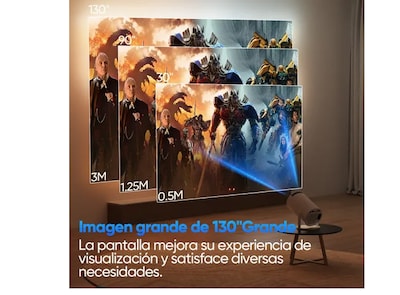 Foto 3 | Proyector Xtellar 4k Profesional Con Sistema Android, Luminosidad De 8000lm, Imagen Hd 1080p, Modelo Hy300 Pro P