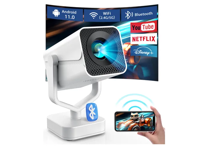 Proyector Xtellar Android 4k Wifi Bluetooth Hd 8000 Lumens, Lider En Tecnología De Proyección