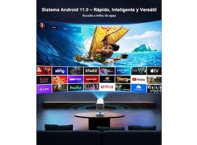 Foto 2 | Proyector Xtellar Android 4k Wifi Bluetooth Hd 8000 Lumens, Lider En Tecnología De Proyección