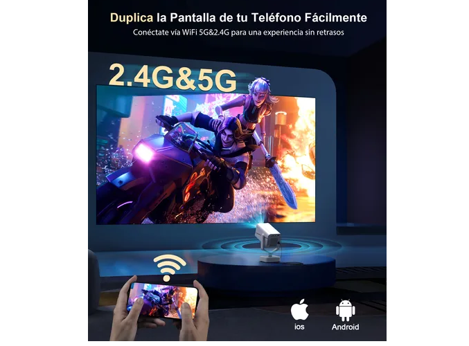 Foto 4 pulgar | Proyector Xtellar Android 4k Wifi Bluetooth Hd 8000 Lumens, Lider En Tecnología De Proyección