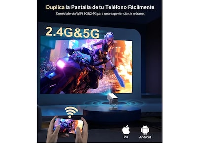 Foto 3 | Proyector Xtellar Android 4k Wifi Bluetooth Hd 8000 Lumens, Lider En Tecnología De Proyección