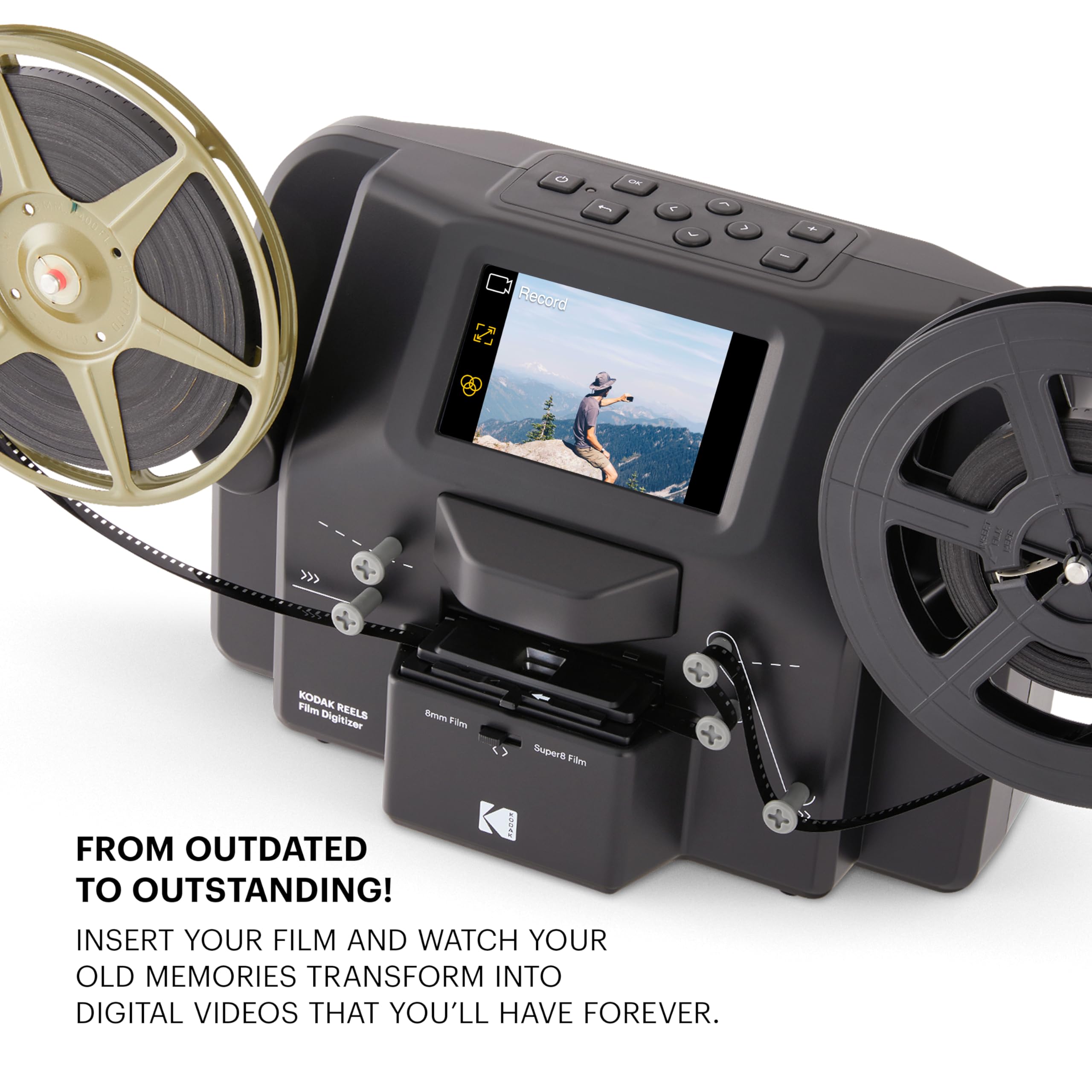 Foto 3 pulgar | Digitalizador De Películas Kodak Reels De 8 Mm Y Super 8 Con Pantalla De 5» - Venta Internacional.