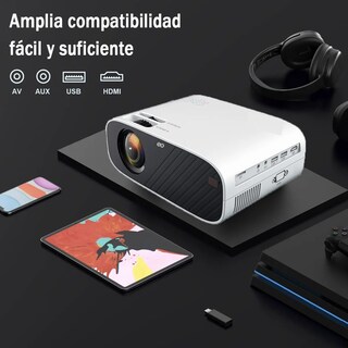 Foto 4 | Proyector Wifi Portátil Hd 1080p Led 4000 Lm Eo Safe Imports Esi-20198 Blanco
