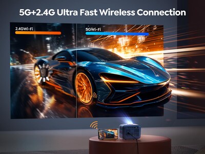 Foto 5 | Miniproyector Yaber 1080p Con Wifi 5g Y Bluetooth-Venta Internacional