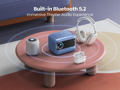 Foto 6 | Miniproyector Yaber 1080p Con Wifi 5g Y Bluetooth-Venta Internacional