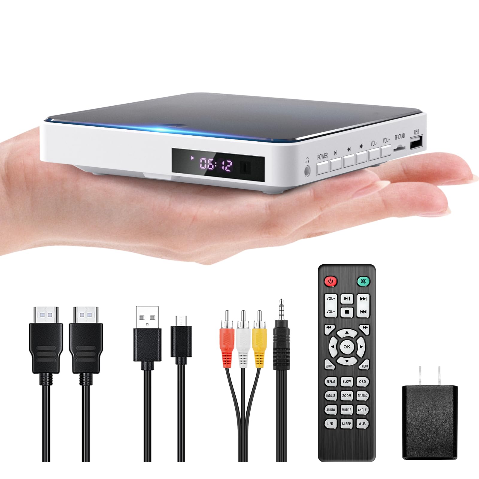 Foto 2 pulgar | Reproductor De Dvd Arafuna Mini Hdmi Con Mando A Distancia 1080p Hd - Venta Internacional.