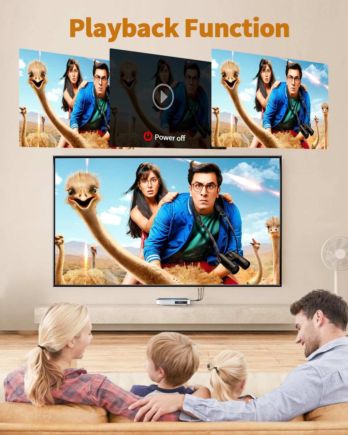 Foto 6 | Reproductor De Dvd Arafuna Mini Hdmi Con Mando A Distancia 1080p Hd - Venta Internacional.