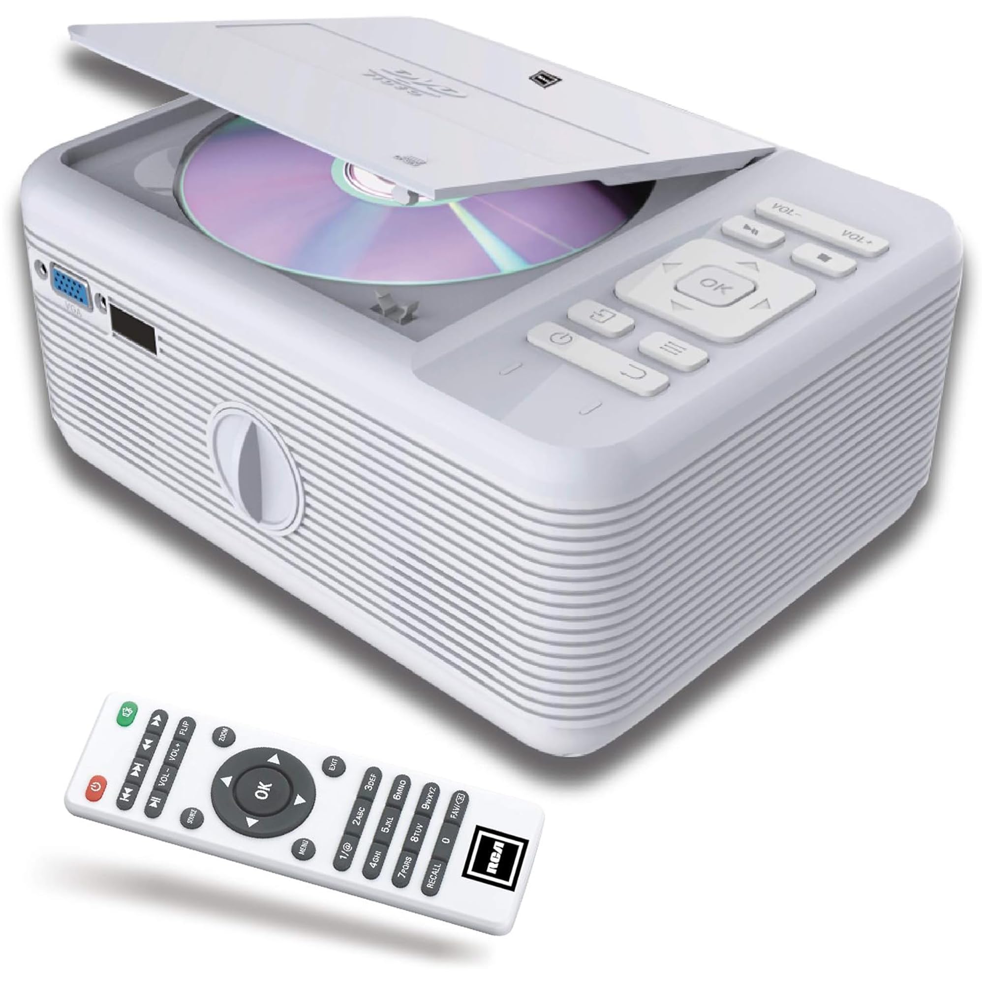 Foto 2 pulgar | Proyector Rca Rpj140 Reproductor De Dvd Bluetooth 1080p Hd 100'' - Venta Internacional.
