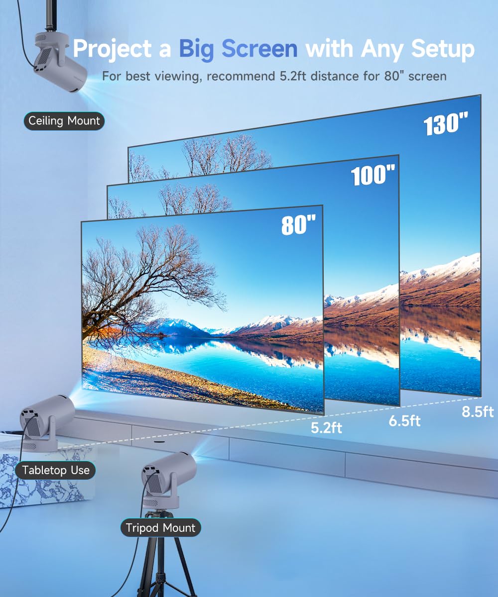 Foto 7 pulgar | Proyector Magcubic Mini Hy300pro+ 4k Compatible Con Wifi 6 Bluetooth 5.4 - Venta Internacional.
