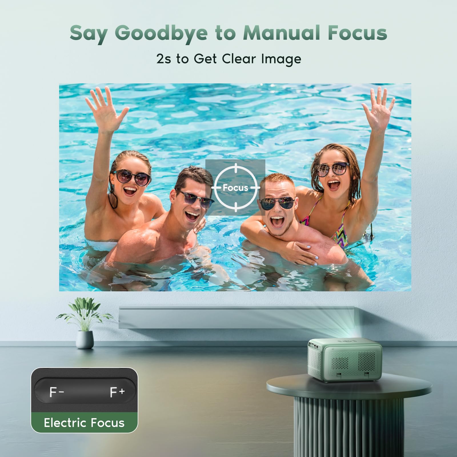 Foto 2 | Proyector Tmy Electric Focus 4k 400 Ansi Wifi Bluetooth - Venta Internacional.