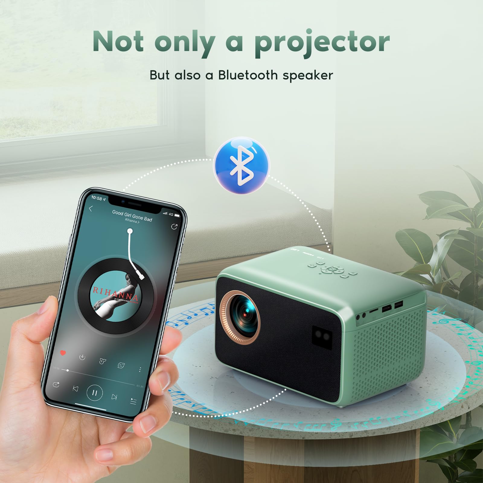 Foto 6 pulgar | Proyector Tmy Electric Focus 4k 400 Ansi Wifi Bluetooth - Venta Internacional.