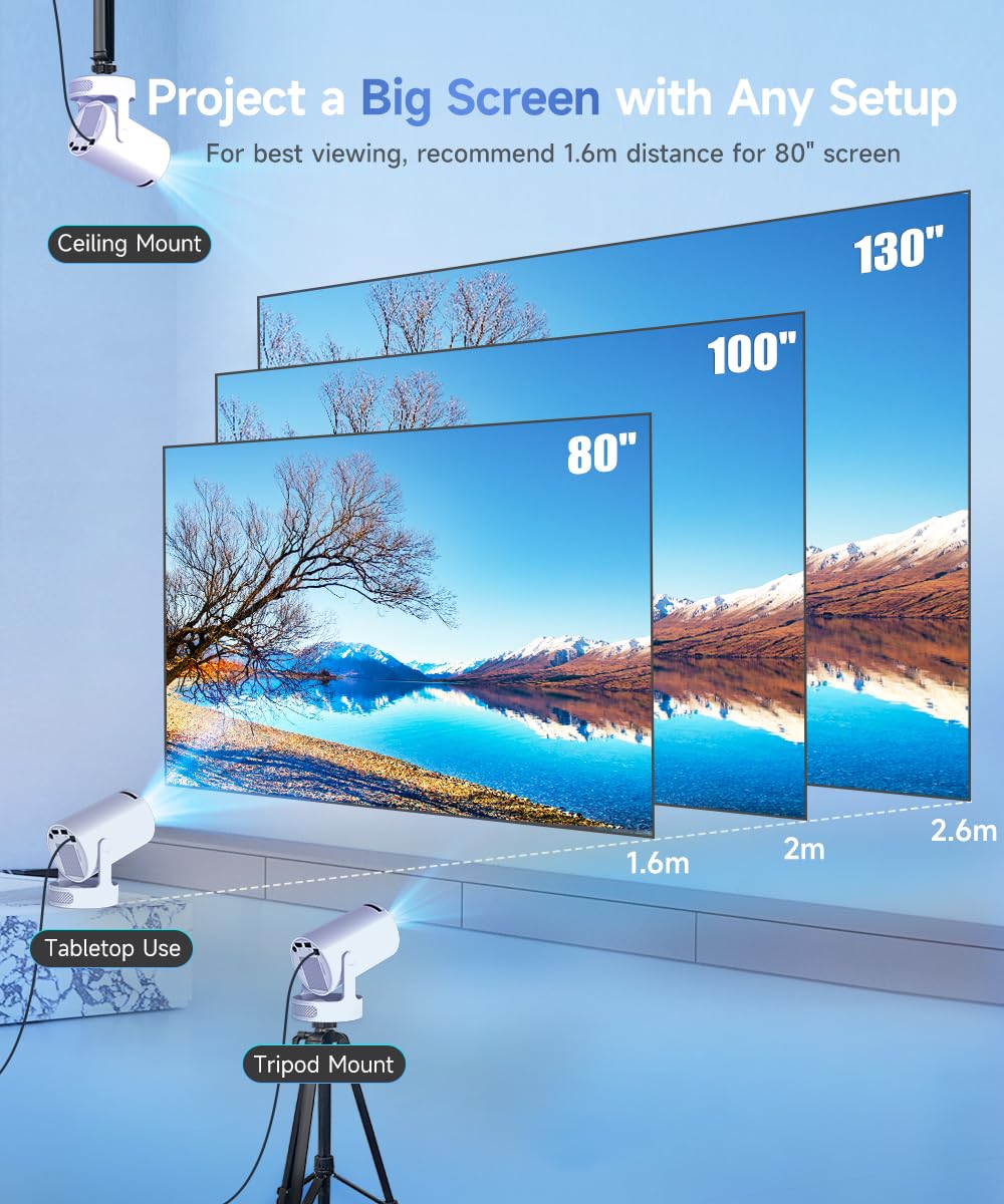 Foto 4 | Miniproyector Magcubic Hy300pro+ 4k Wifi 6 Bluetooth 5.4 5w - Venta Internacional.