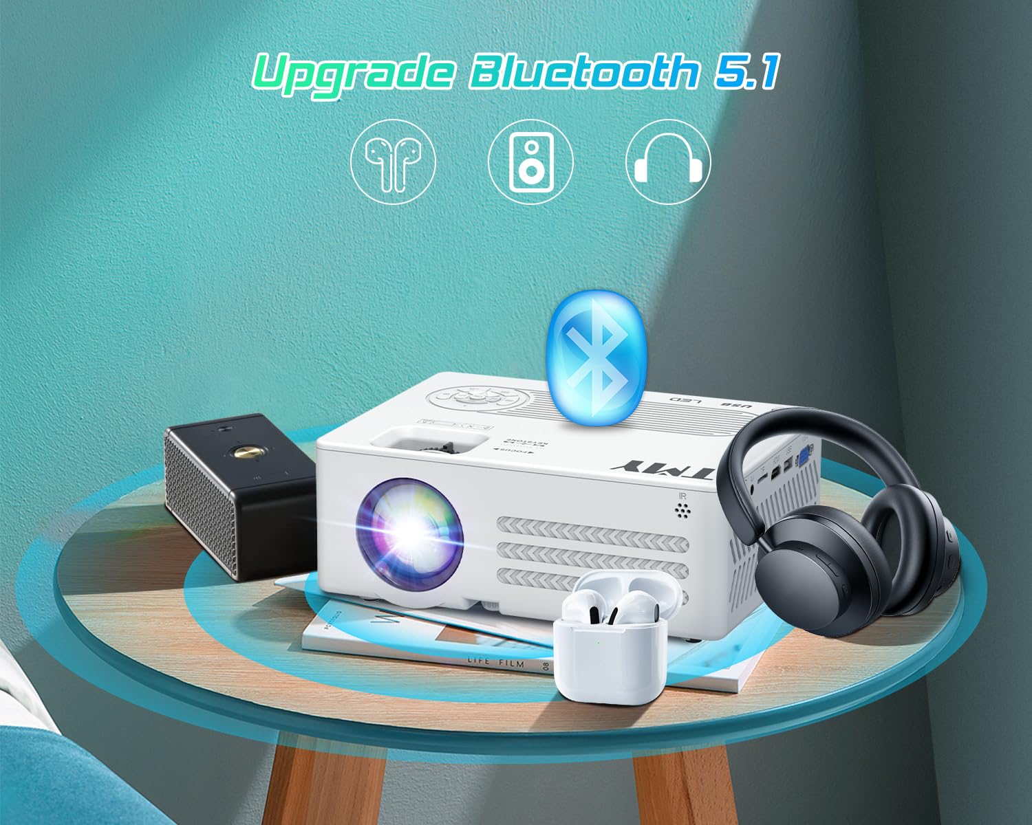 Foto 5 | Proyector Tmy Con Wifi Y Bluetooth 1080p Native 4k - Venta Internacional.