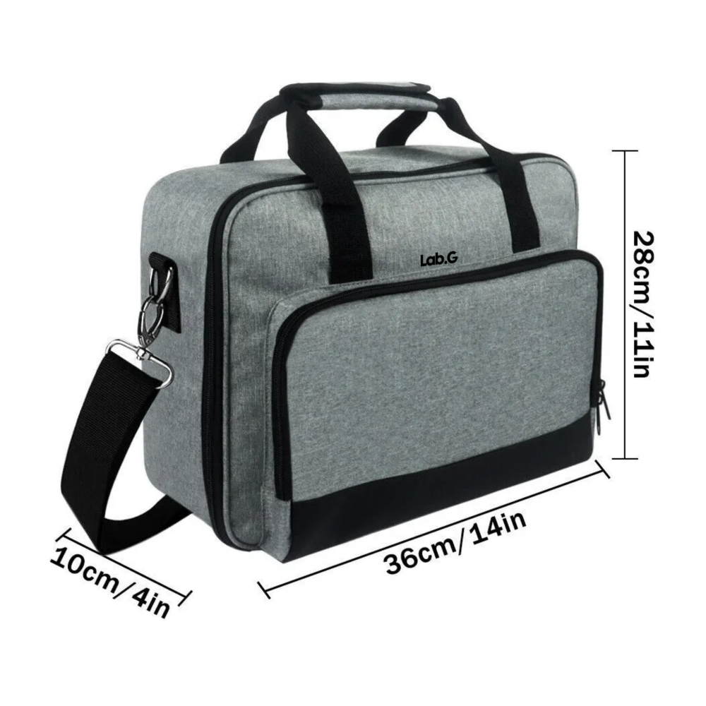 Foto 4 | Bolsa De Proyector Para El Correa Para El Hombro Lab.g,  Gris Negro