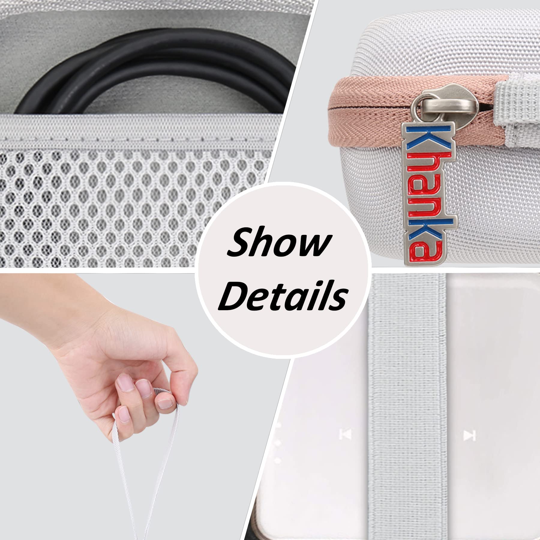 Foto 4 pulgar | Funda Rígida De Viaje Khanka Compatible Con Kodak Luma 75 - Venta Internacional.