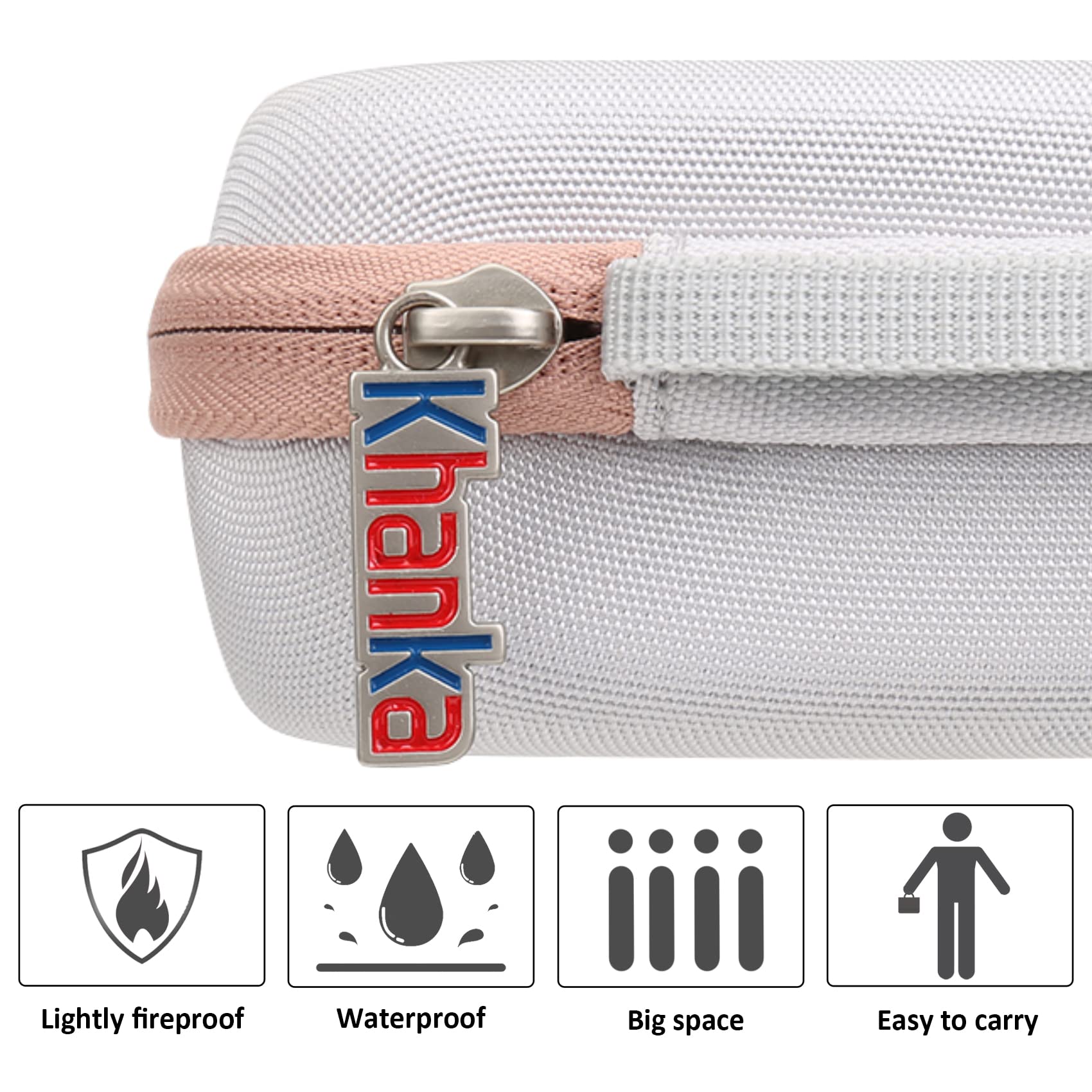 Foto 4 | Funda Rígida De Viaje Khanka Compatible Con Kodak Luma 75 - Venta Internacional.