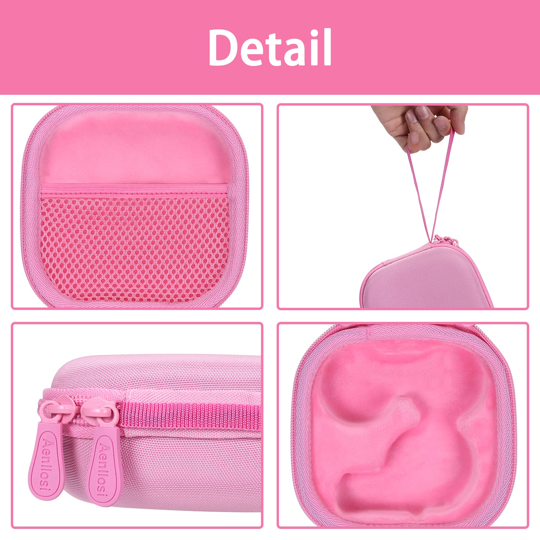 Foto 2 | Funda De Transporte Para Miniproyector Moonlite, Paquete De Regalo, Color Rosa - Venta Internacional.