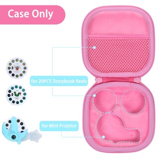 Foto 4 | Funda De Transporte Para Miniproyector Moonlite, Paquete De Regalo, Color Rosa - Venta Internacional.