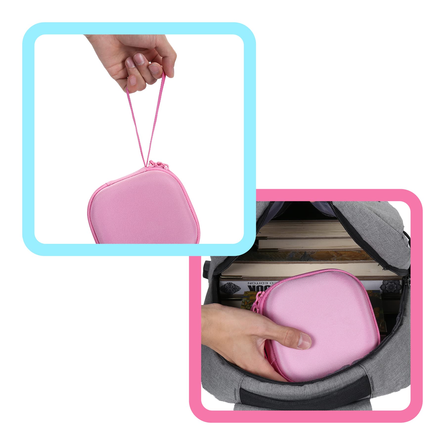 Foto 6 | Funda De Transporte Para Miniproyector Moonlite, Paquete De Regalo, Color Rosa - Venta Internacional.