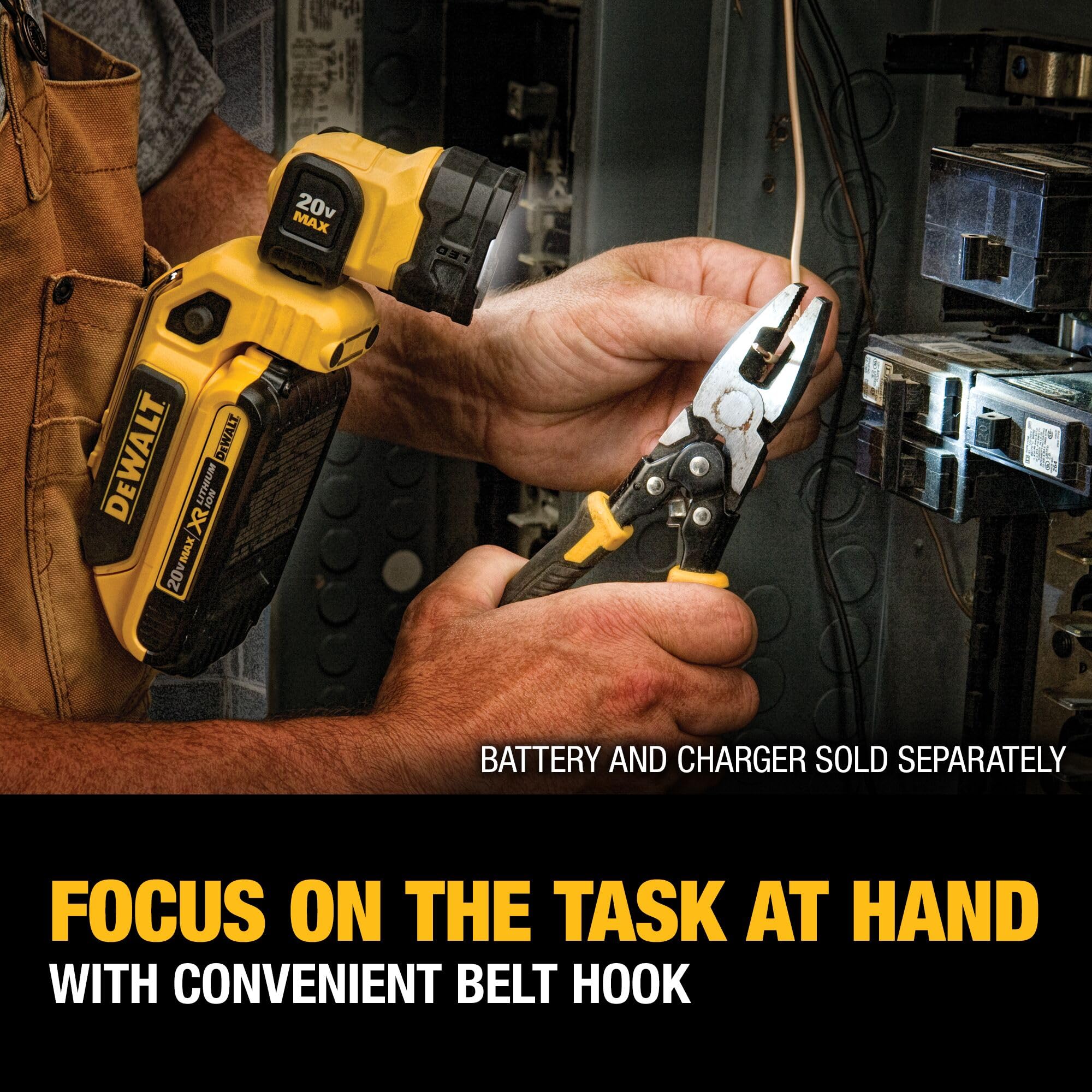 Foto 6 pulgar | Lámpara De Trabajo Dewalt 20v Max Led Magnética Independiente Dcl044 - Venta Internacional.