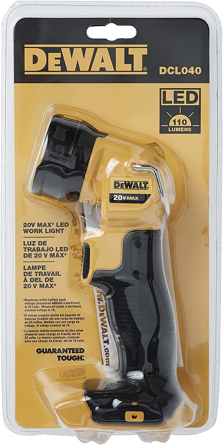 Foto 8 pulgar | Work Light Dewalt, Cabezal Giratorio Led Dcl043 De 20 V Como Máximo, Paquete De 2 - Venta Internacional.