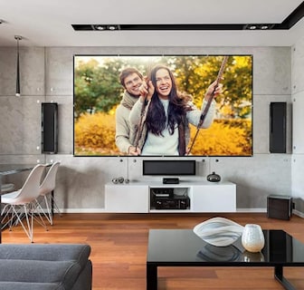 Foto 2 | Pantalla Para Proyector De 84 Anti Luz 16:9 Hd Cine En Casa