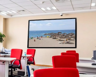 Foto 8 | Pantalla para Proyector Portátil 100 Pulgadas 16:9 Genérico Proyección Trasera y Frontal