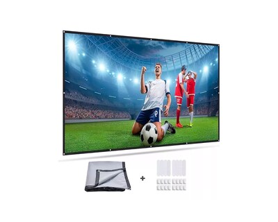 Foto 2 | Pantalla Antireflejo para Proyector de 100 Pulgadas 16:9