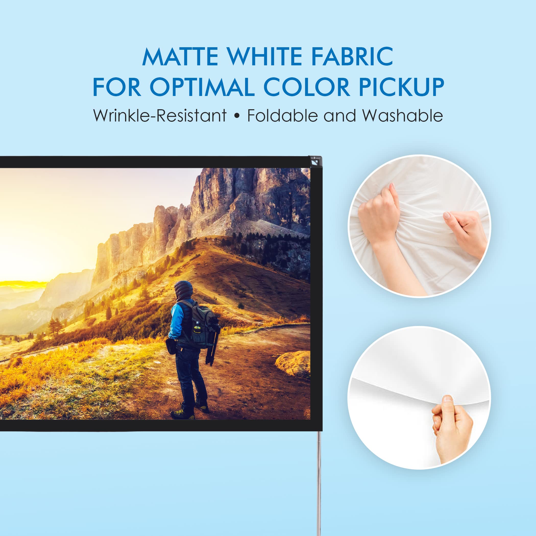 Foto 4 pulgar | Pantalla De Proyector Pyle Hd Plegable De 120 Pulgadas Con Soporte 16:9 - Venta Internacional.