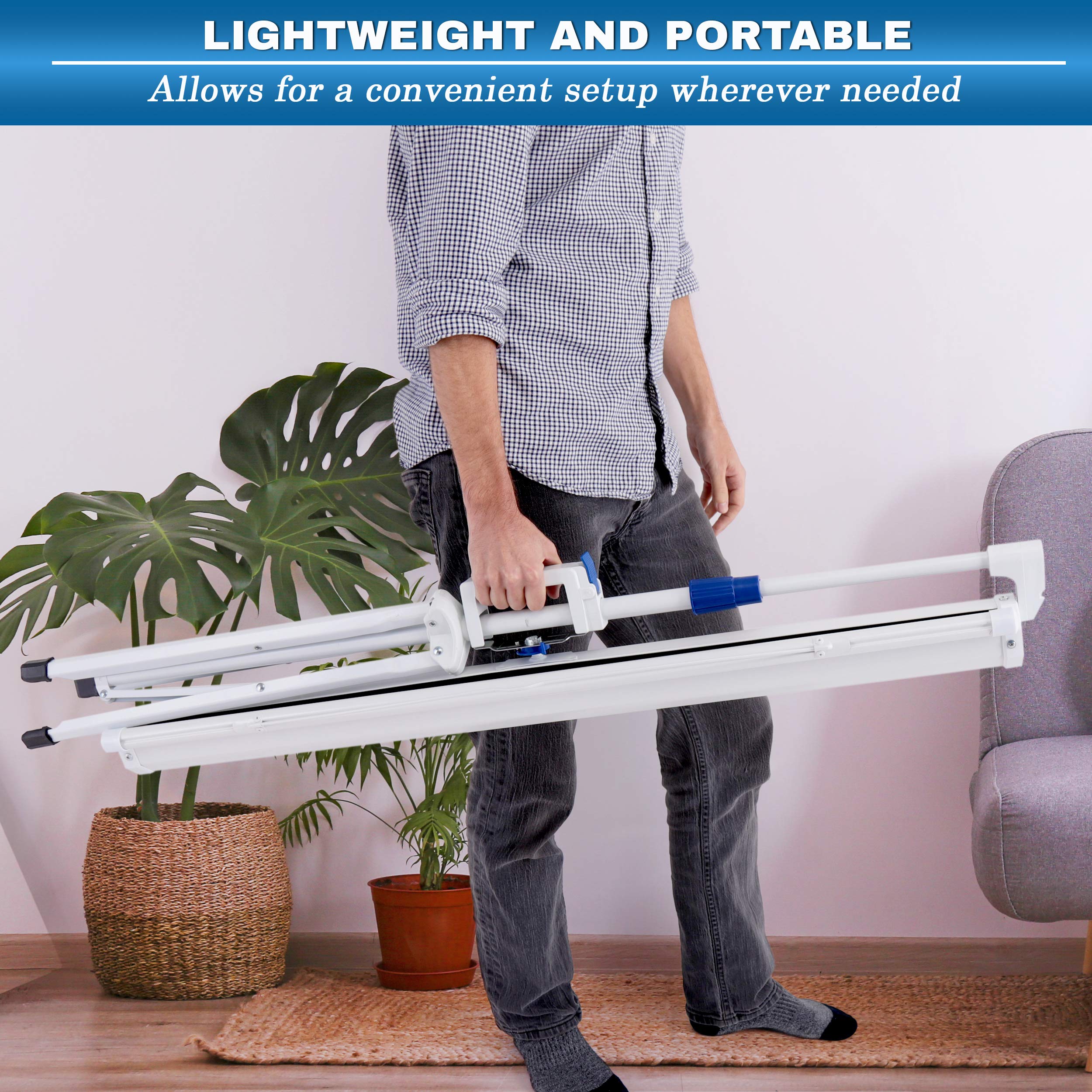 Foto 3 | Pantalla De Proyector Pyle Portátil De 40 Pulgadas Con Soporte Para Trípode - Venta Internacional.