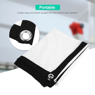 Foto 3 | Pantalla De Proyección Zerone Hd De 84 Pulgadas, 16:9, Película 3d Portátil - Venta Internacional.