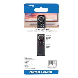 Foto 4 | Control Remoto D-Bugg para Amazon Fire Tv Streaming