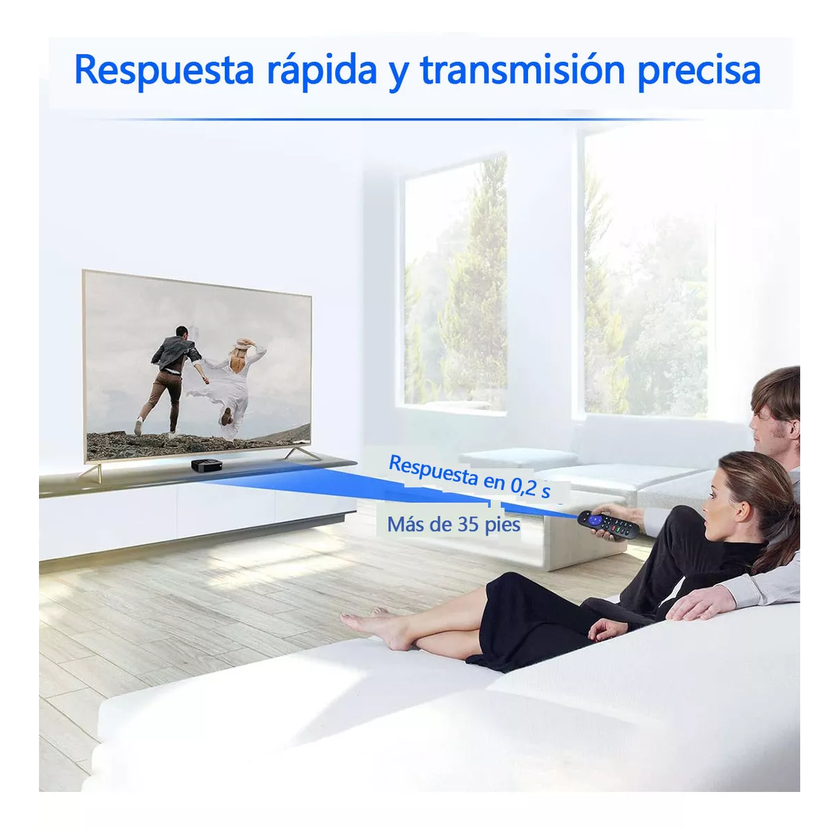 Foto 4 pulgar | Control Remoto Para Roku Express, Con Funda Eo Safe Imports Esi-16205 Negro