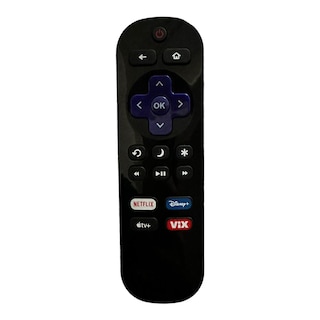 Foto 1 | Control Genérico Compatible Con Pantalla Aiwa Roku Tv Mas Pilas