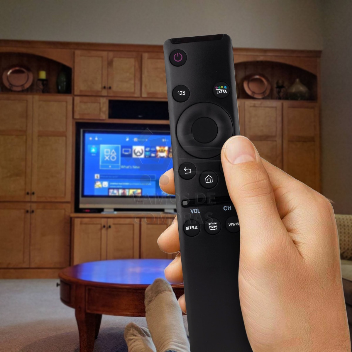 Foto 9 pulgar | Control Compatible Con Samsung Uhd Curvo Bn59-01310c