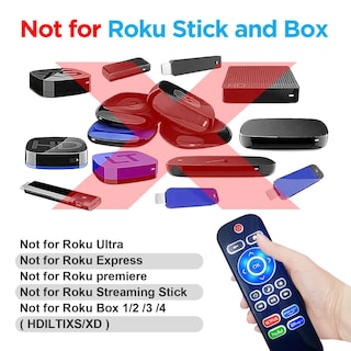 Foto 3 | Control Remoto De TV Retroiluminado de Repuesto Para Roku Tv Oritroni - Venta Internacional