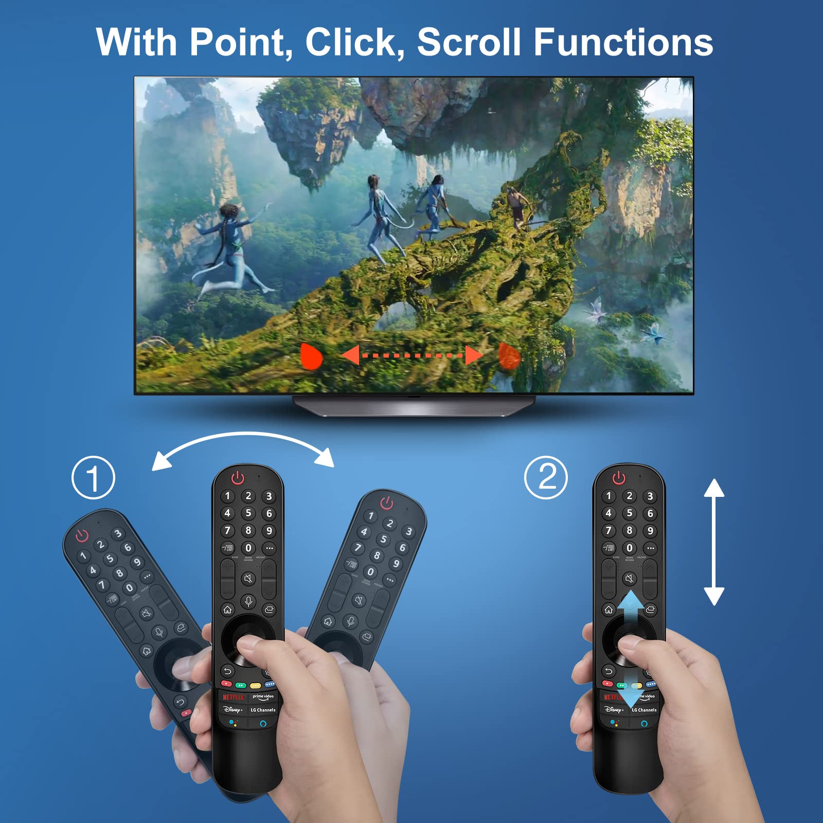 Foto 6 pulgar | Control Remoto Mágico de Repuesto para Lg Smart Tv Con Voz - Venta Internacional