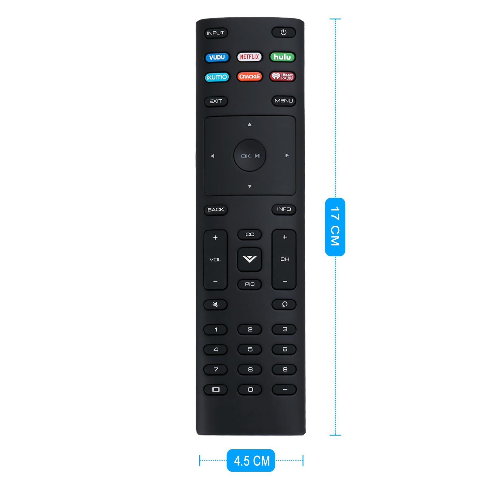 Foto 4 pulgar | Control Remoto Aiditiymi Xrt136 de Repuesto para Vizio Tv - Venta Internacional