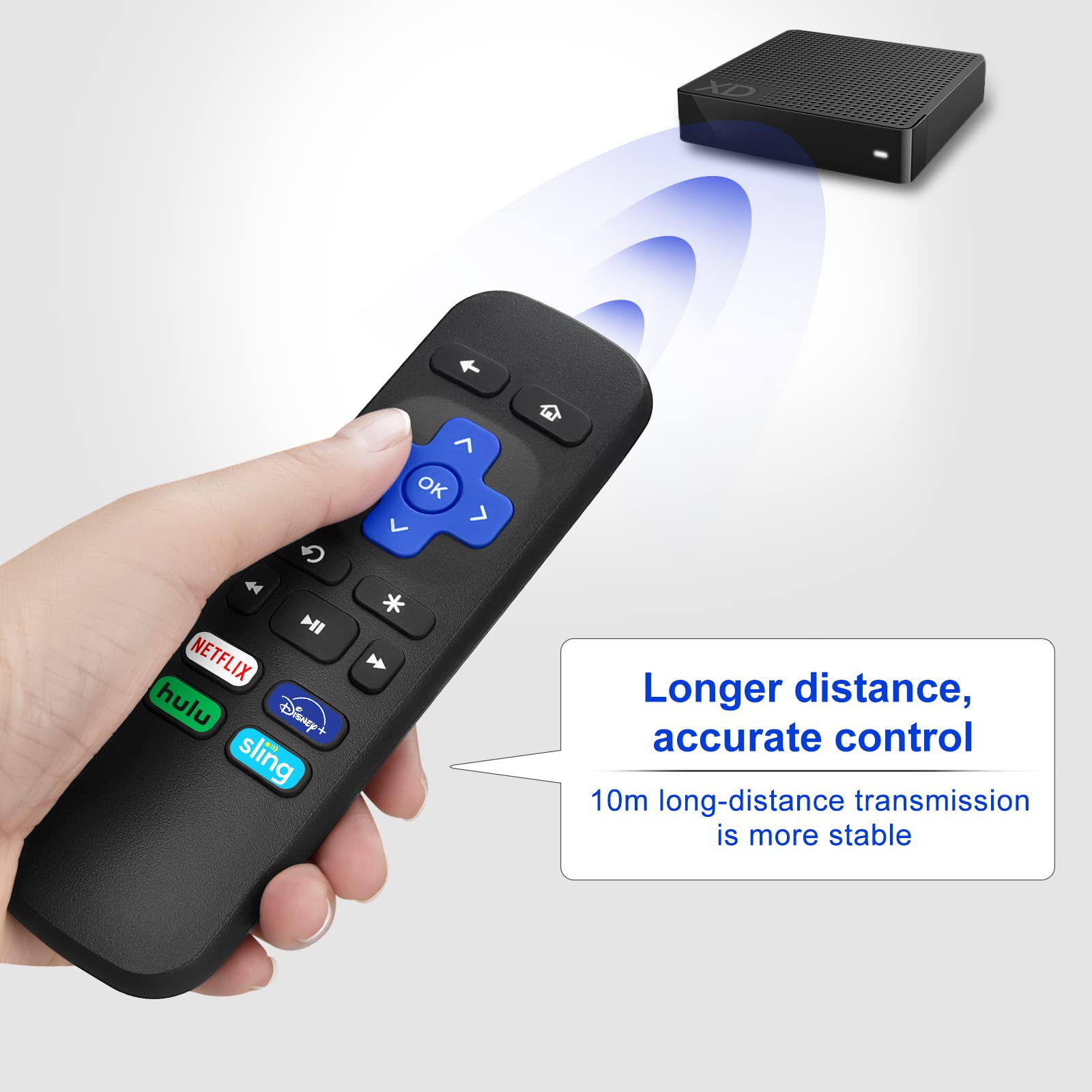 Foto 8 pulgar | Mando A Distancia Omaic Para Roku 1, 2, 3, 4 Hd Lt Xs Xd - Venta Internacional.