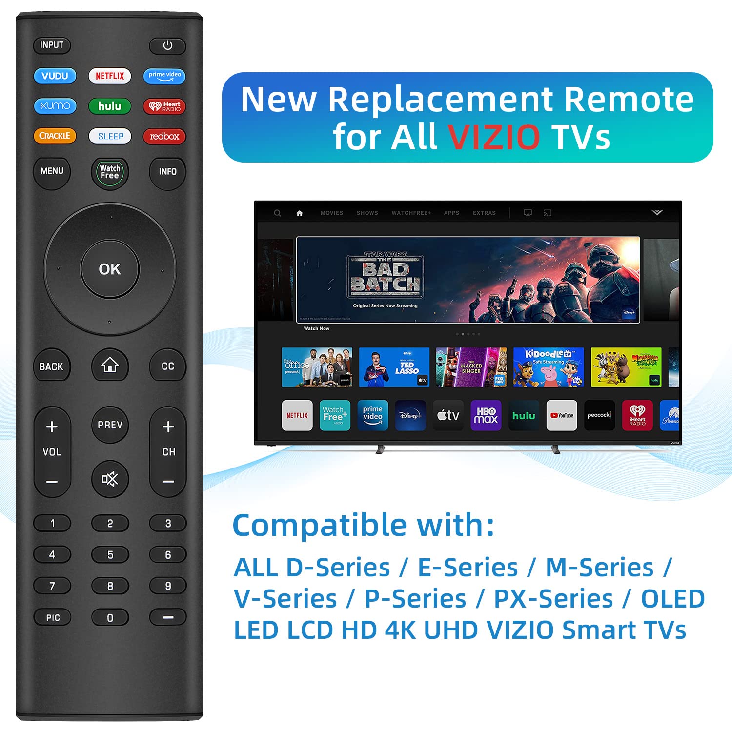 Foto 3 pulgar | Control Remoto Universal Amazshop247 Para Televisores Inteligentes Vizio - Venta Internacional