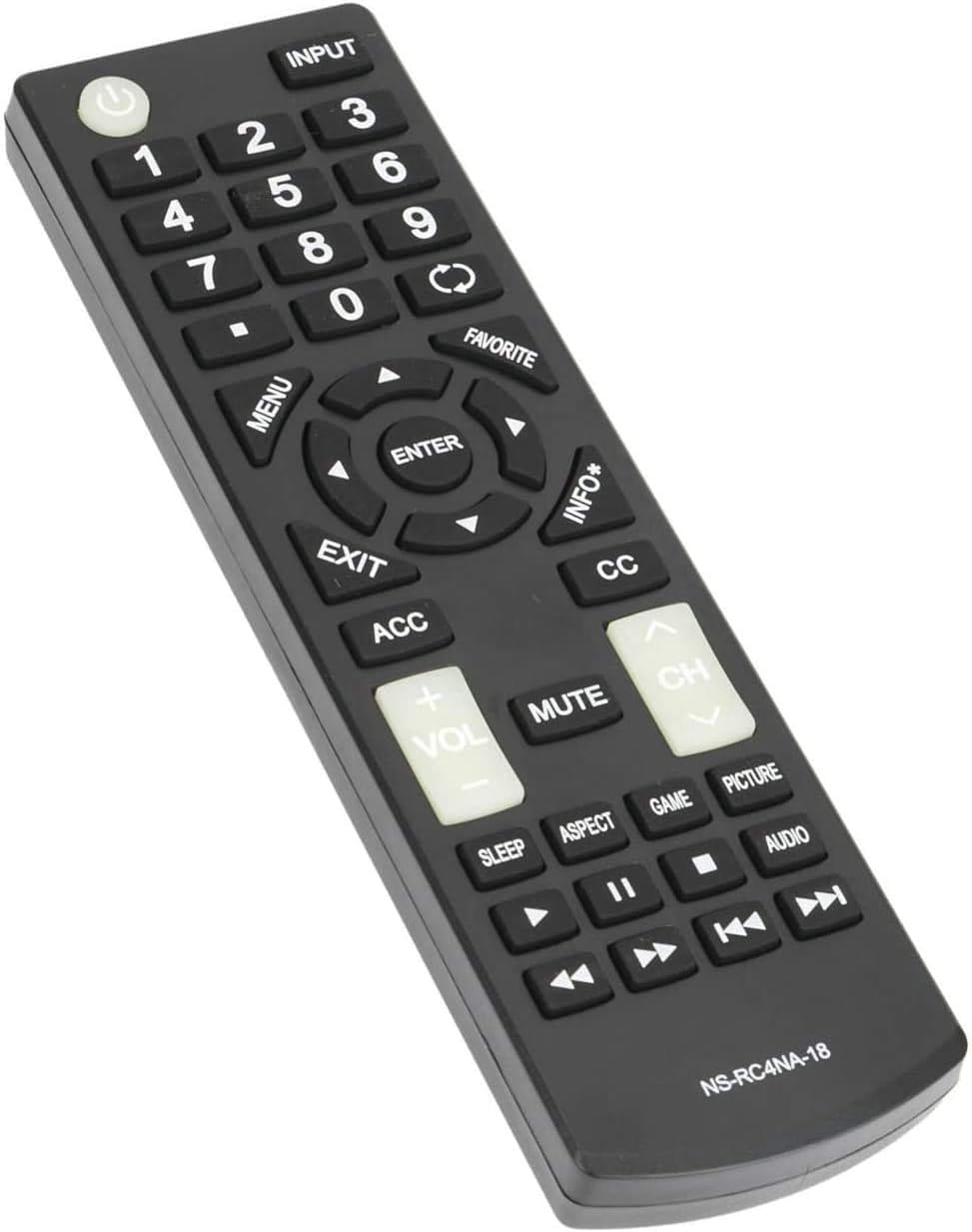 Foto 3 pulgar | Mando A Distancia Elekpia Ns-rc4na-18 Para Televisores Insignia - Venta Internacional