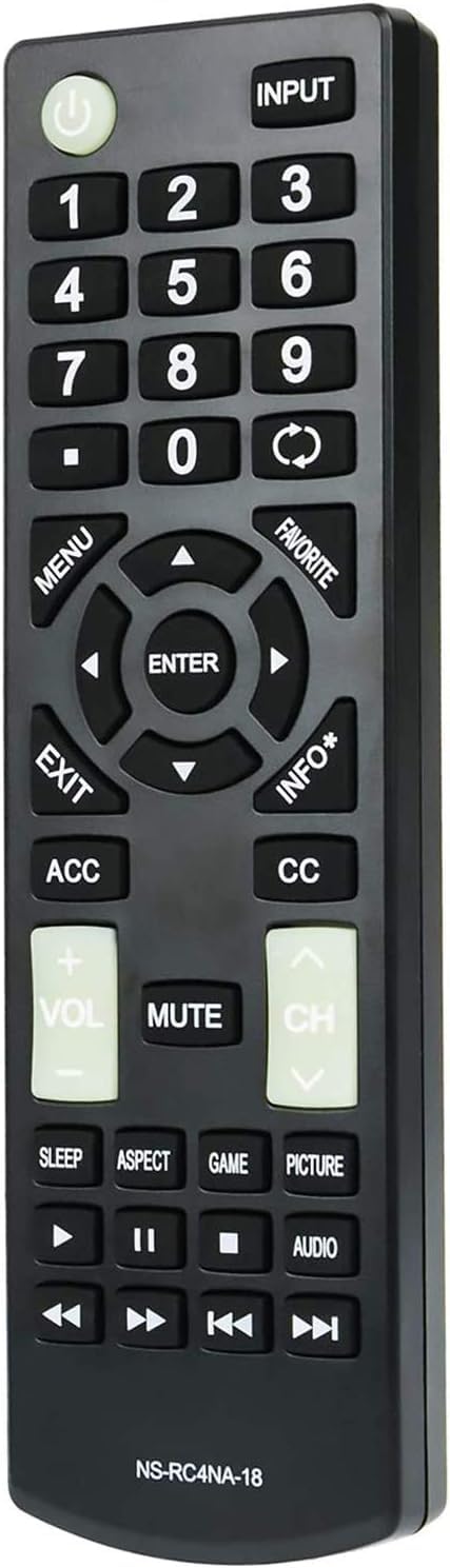 Foto 4 pulgar | Mando A Distancia Elekpia Ns-rc4na-18 Para Televisores Insignia - Venta Internacional