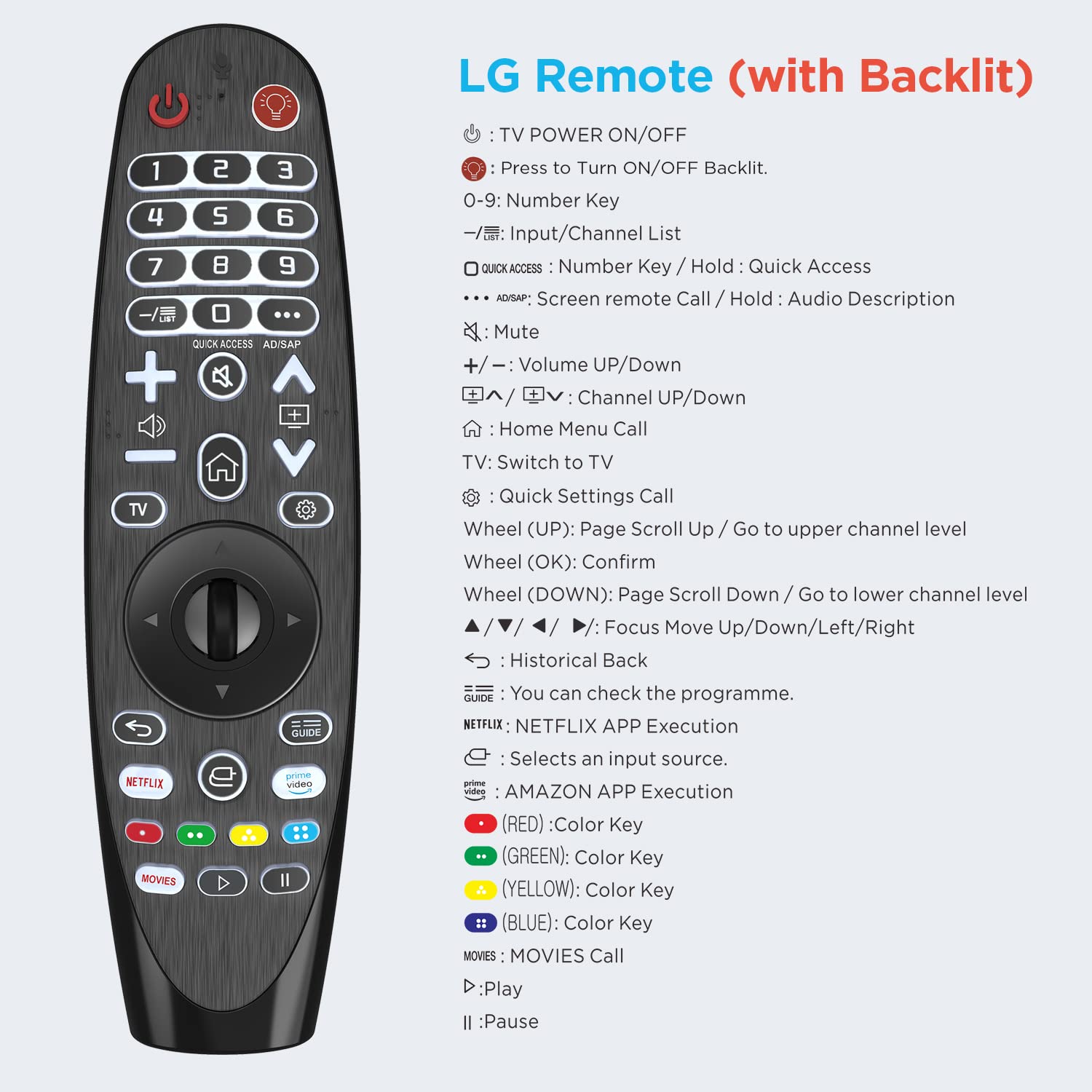 Foto 7 pulgar | Control Remoto Ogilly para Tv Lg-Venta Internacional