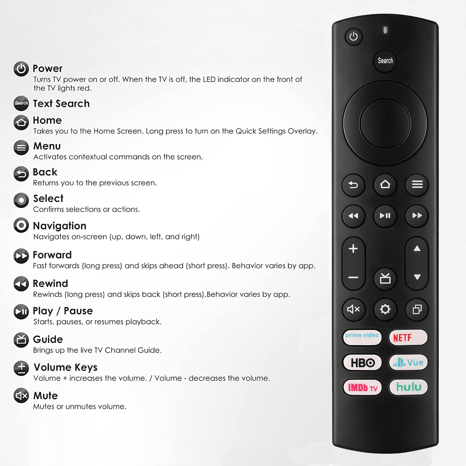 Foto 4 pulgar | Control Remoto Veprag para Tv-Venta Internacional